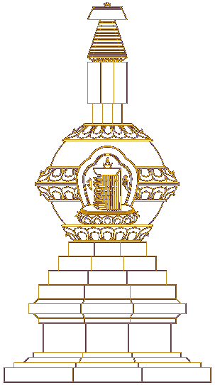 Il logo dell'Associazione, rappresentante lo Stupa di Kàlachakra, è un dono di buon auspicio di Jhado Tulku Rinpoche, il quale ha espresso parole di apprezzamento per la fondazione e i progetti di SDK, dando il proprio personale sostegno con un programma d'insegnamenti orali sul Tantra di Kàlachakra.